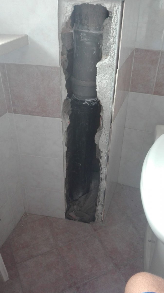 rottura colonna di scarico condominiale