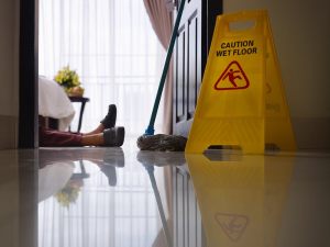 Respinta la richiesta risarcitoria. Il Condominio ha adottato tutti gli accorgimenti utili a rendere sicura l'area interessata dai lavori.