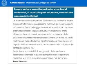 Governo: sì alle assemblee condominiali in “presenza fisica”