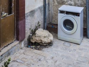 Si può mettere la lavatrice sul balcone?