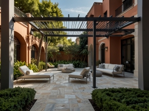 Il gazebo nel giardino privato deve rispettare le distanze dalle finestre degli altri condomini